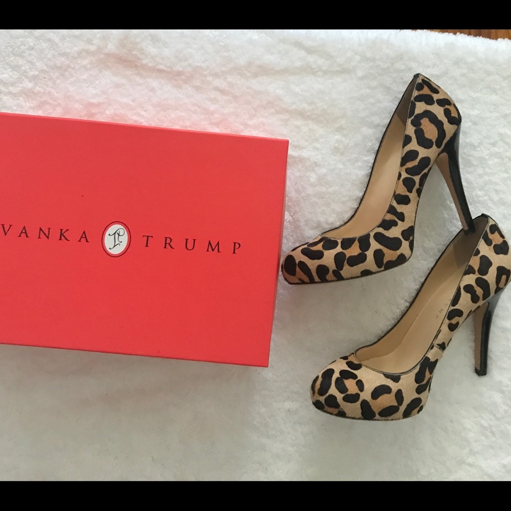 ♥️Ivanka Trump Cheetah Heels